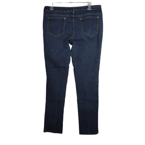 City Streets Denim Skinny Jeans Juniors Size 15 Blue Medium Wash Pockets - Picture 3 of 7